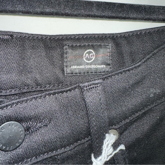AG Adriano Goldschmied Alexxis Slim Distressed Jeans in Blackboard Size 27R - Picture 3 of 13